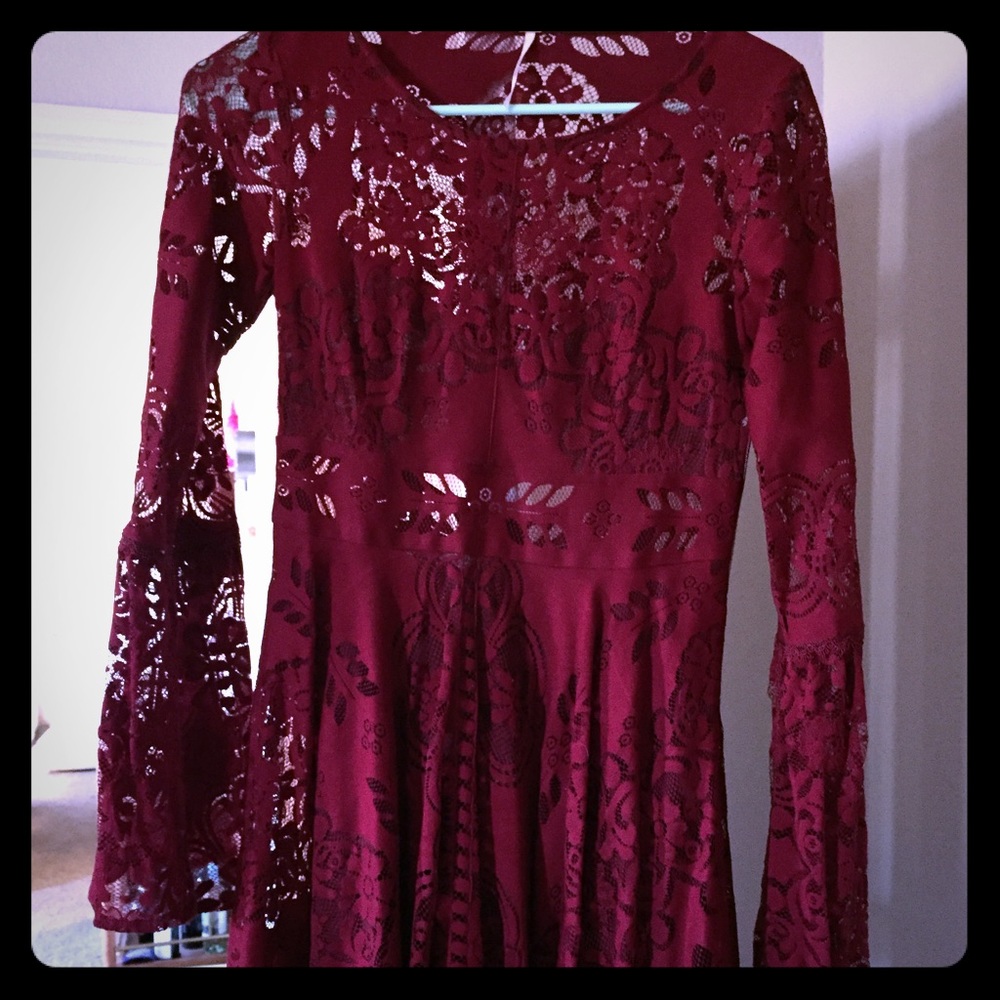 Free people red dress