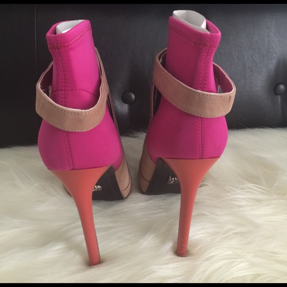 SOLDRachel Roy multi color booties - Picture 2 of 4