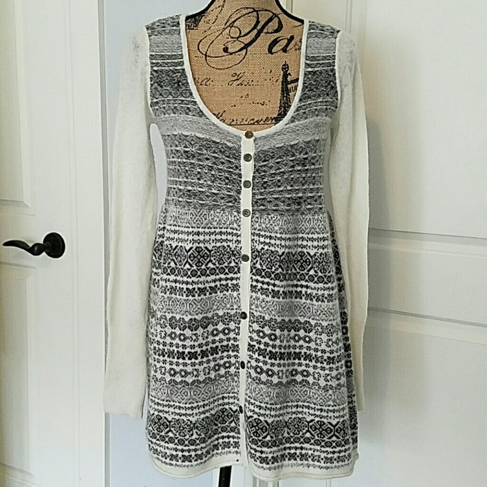 Free People Fair Isle Sweater Dress