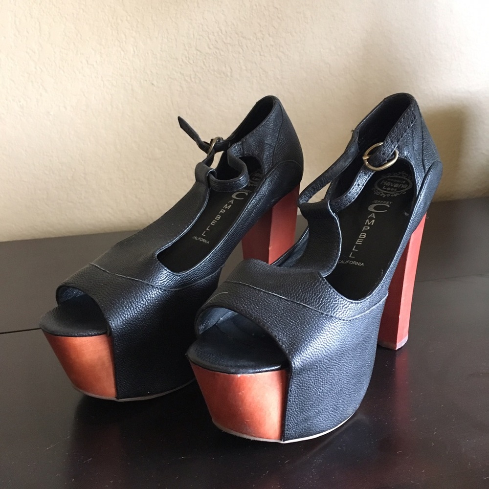 Jeffrey Campbell Foxy T Strap Heels