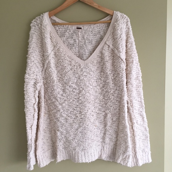 Free People Sweaters - Free People oversized Vneck sweater