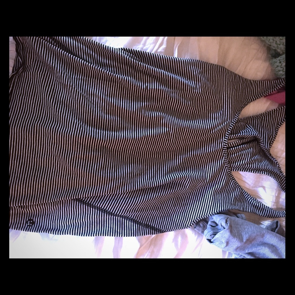 Lululemon cotton open back tank