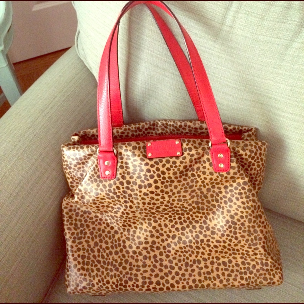 Kate Spade Leopard tote