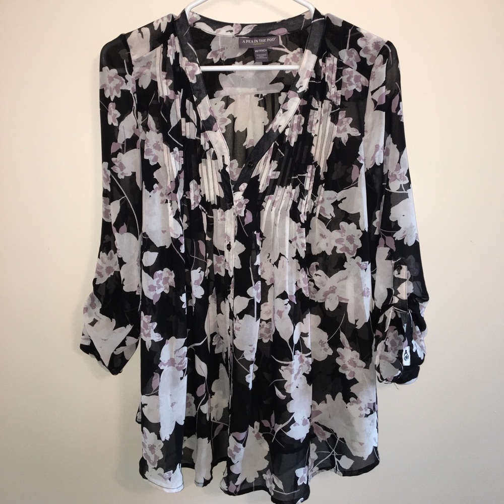 SOFT FLORAL BLOUSE
