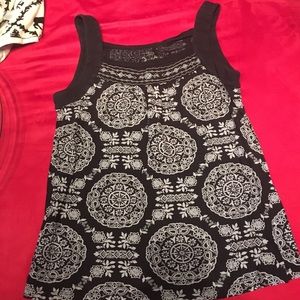 Cute boho tank with slight flare