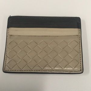 Bottega Veneta Bi Color Card Case