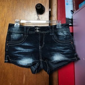 Dark Wash Jean Shorts
