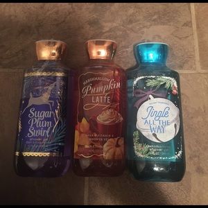 Bath & Body works shower gel set