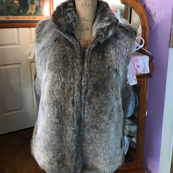 Jackets & Blazers - Faux fur vest