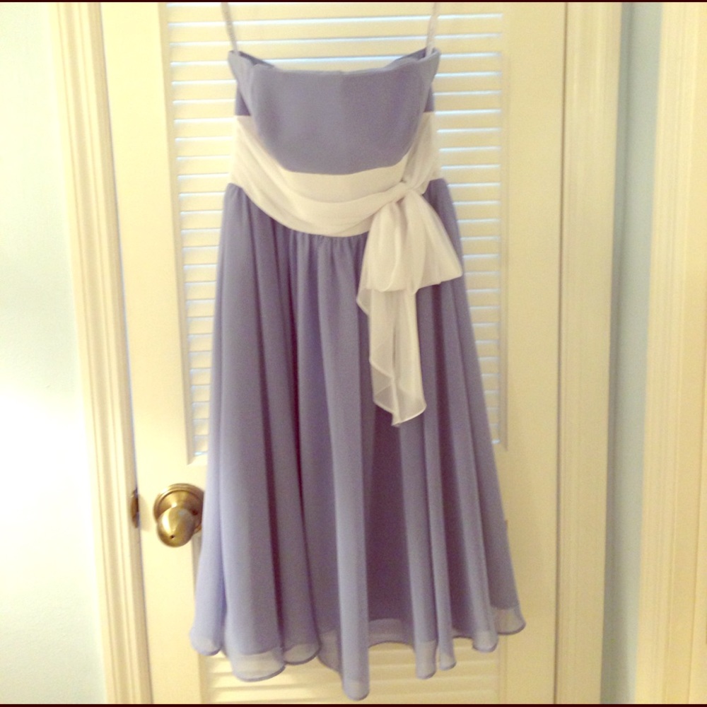 LADT CALL!!!! Worn once! Strapless Alfred Angelo dress