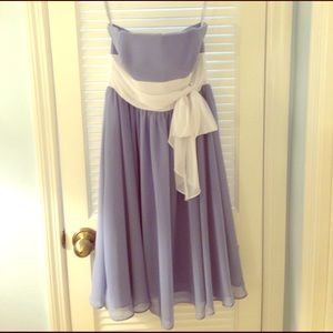 Worn once! Strapless Alfred Angelo dress