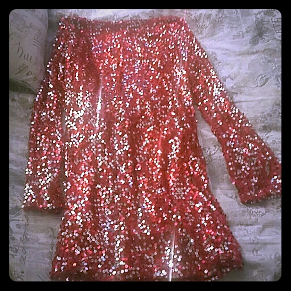 Cocktail sequin mini dress - Picture 1 of 3