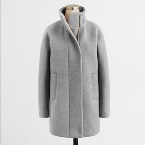 J. Crew Heather Grey City Coat