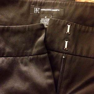INC 4 Silky Black Dress Pants