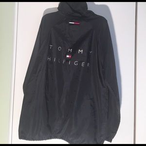 Tommy Hilfiger Black Wind Breaker Hoodie