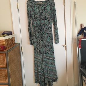 Full length long sleeve dress