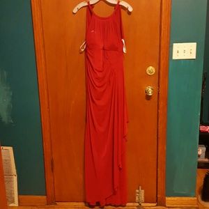 Davids Bridal bridesmaid, prom dress, formal red