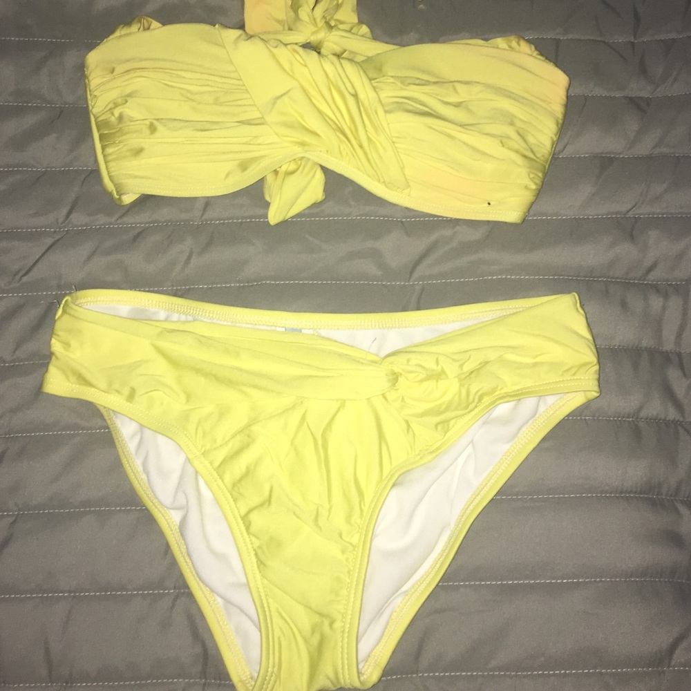 Yellow bikini