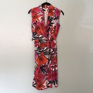 Caribbean Joe tropical dress petite medium