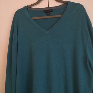 Blue men's sweater