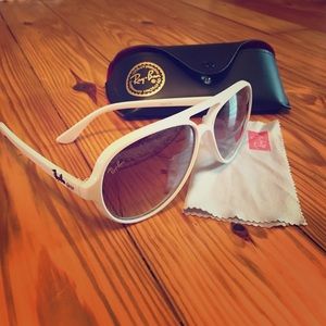 Rayban Cats white *MAKE OFFER*