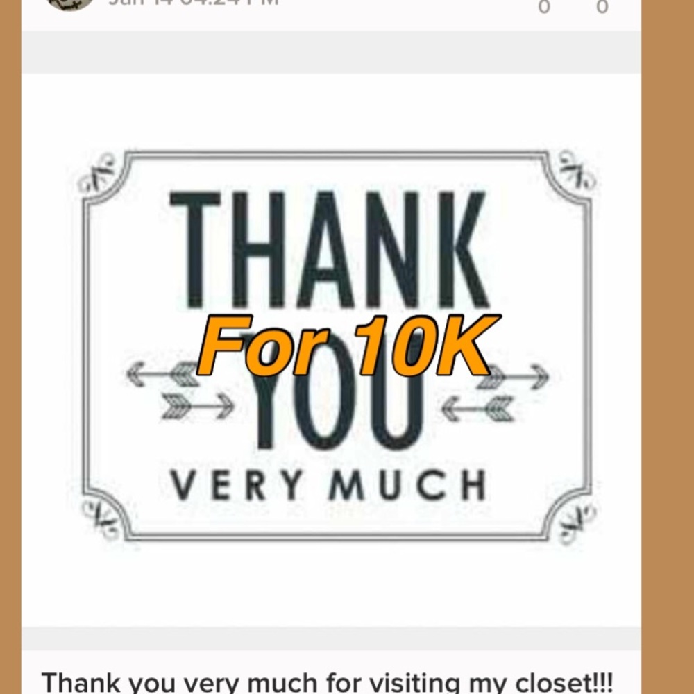 THANKS POSH FAMILY FOR HELPING ME GET 10K FOLLOWER