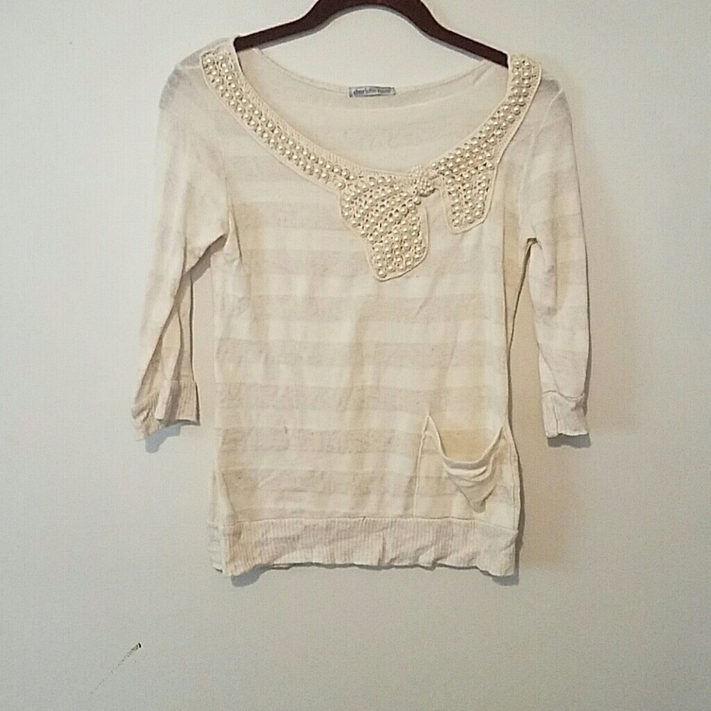Charlotte Russe 3/4 sleeve sweater