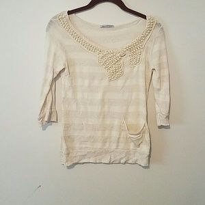 Charlotte Russe 3/4 sleeve sweater