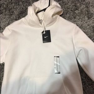 All white womens Nike hoodie