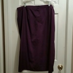 Roaman's Purple Skirt Size 28W
