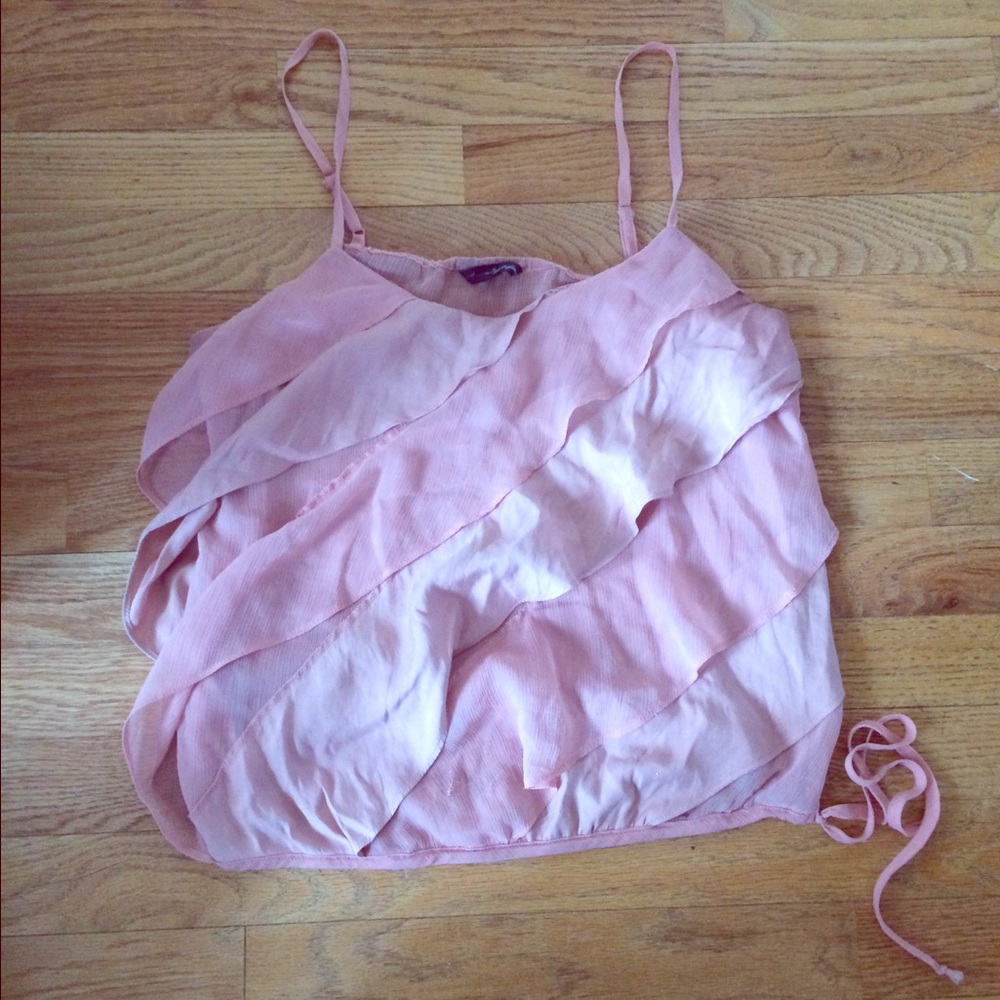 American Eagle Ruffle tank