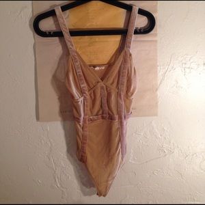 LA HEARTS mesh caged bodysuit