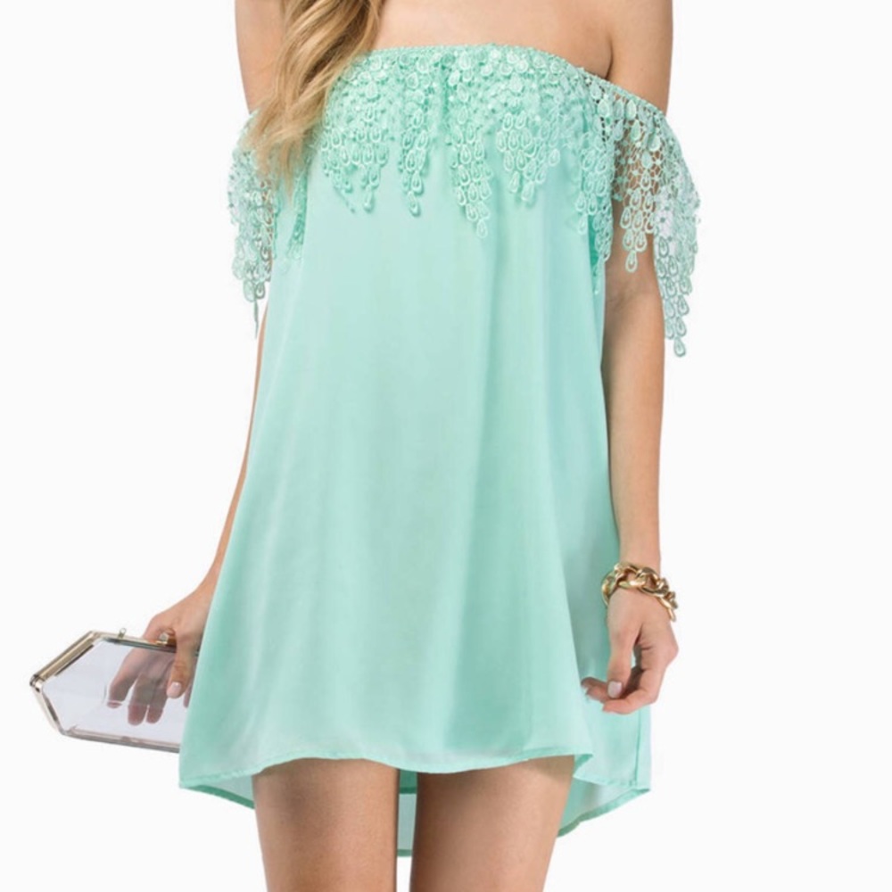 Off the shoulder dress