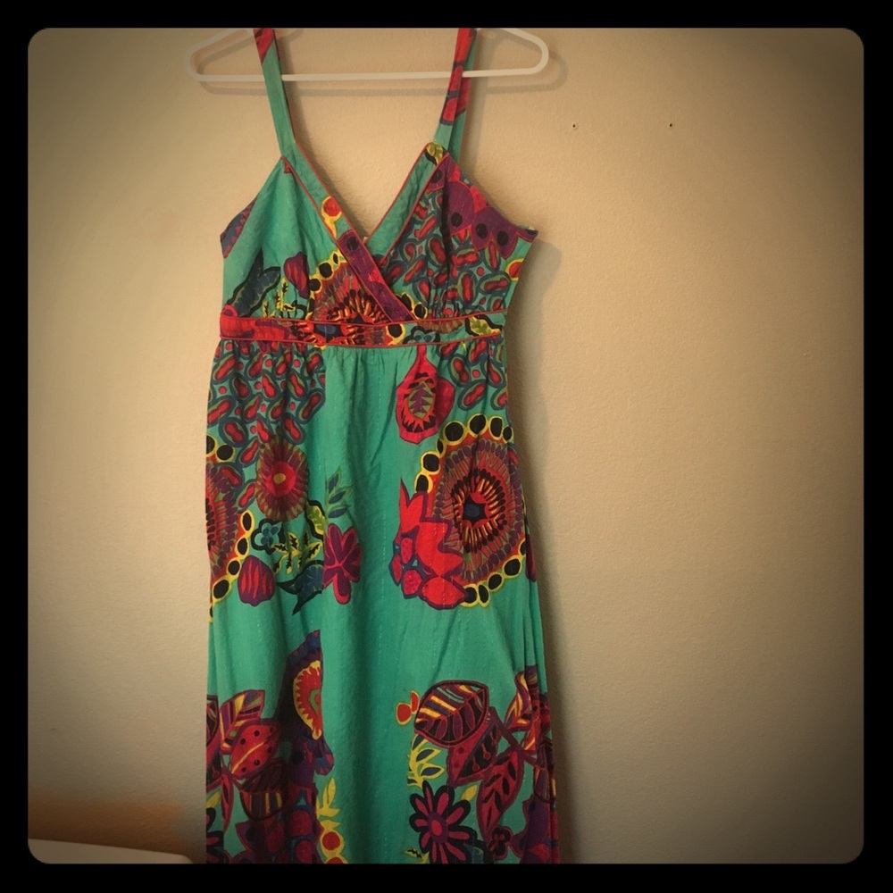 Printed maxi dress