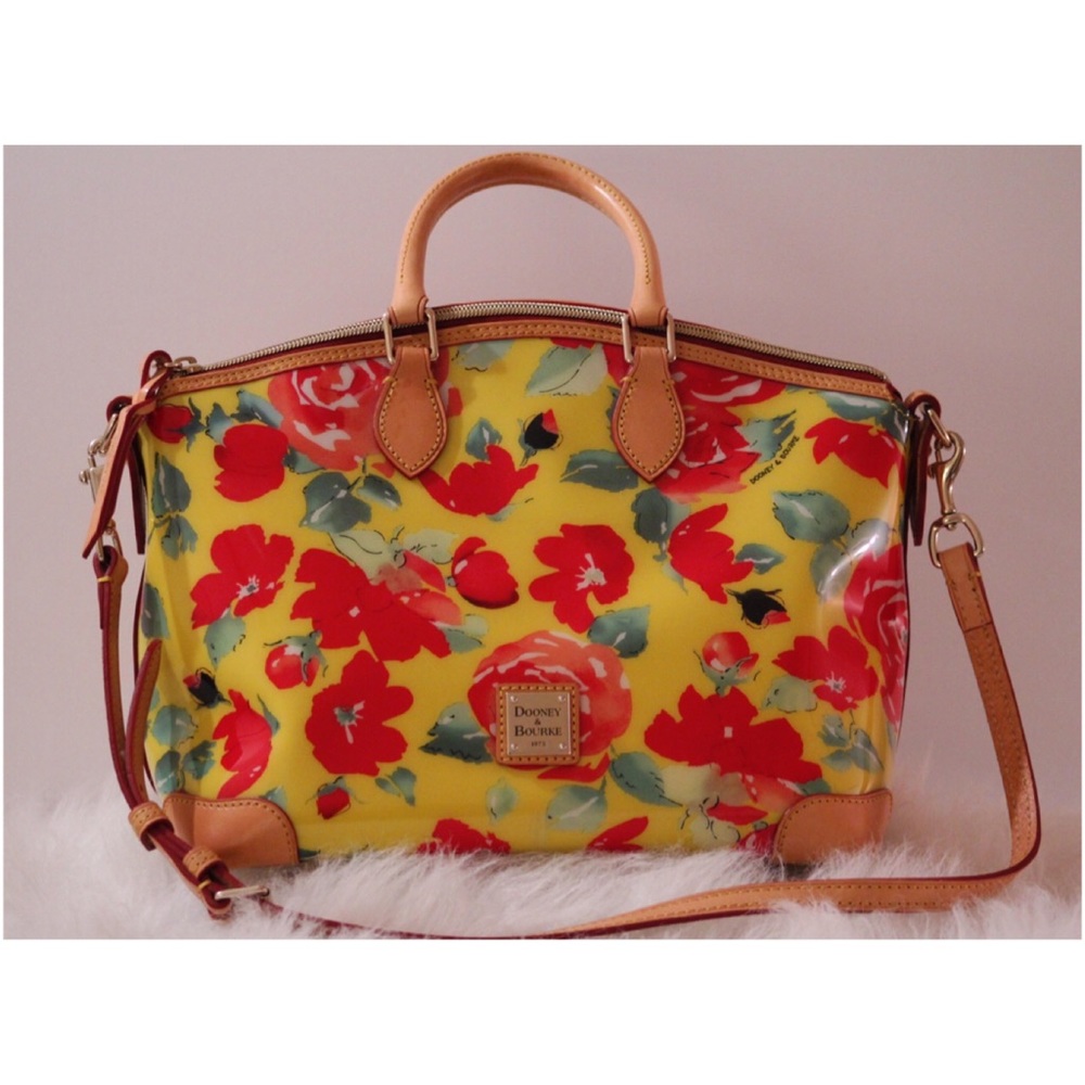 Dooney & Bourke Yellow Floral Purse