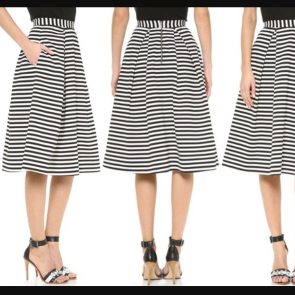Nicholas women's stripe skirt