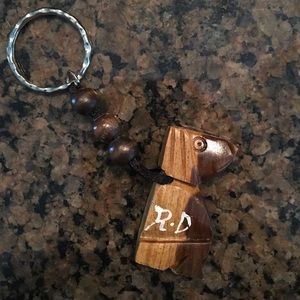Dominican Republic hand made dog key chain