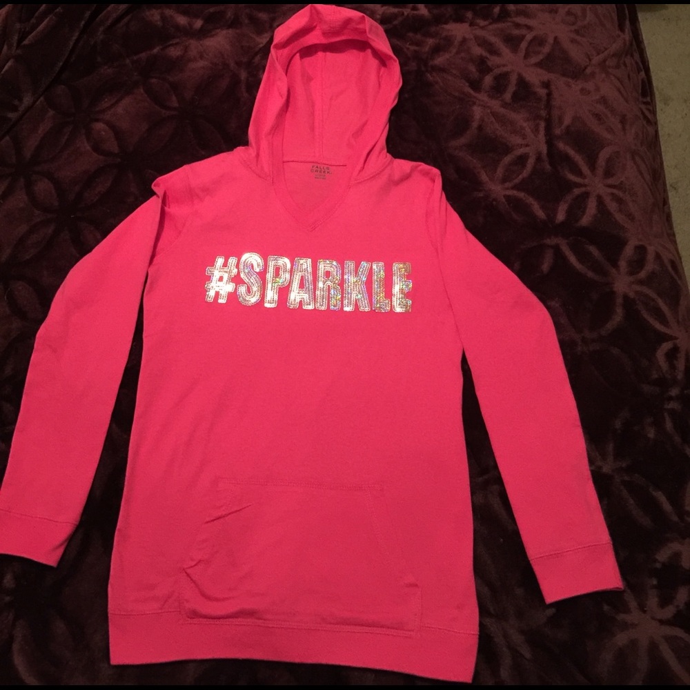 #SPARKLE Pink Sequins Long Sleeved Tshirt Hoodie
