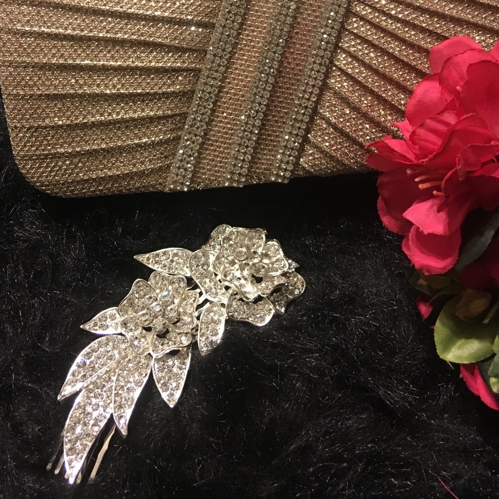 "Victoria" Diamond Hair Brooch