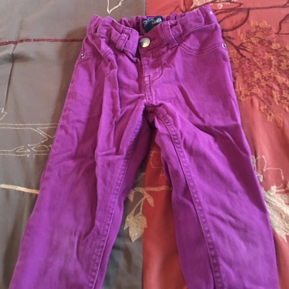 Purple place jeggings