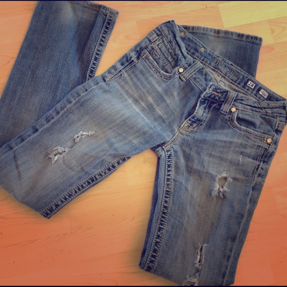 Miss Me boot cut jeans size 28