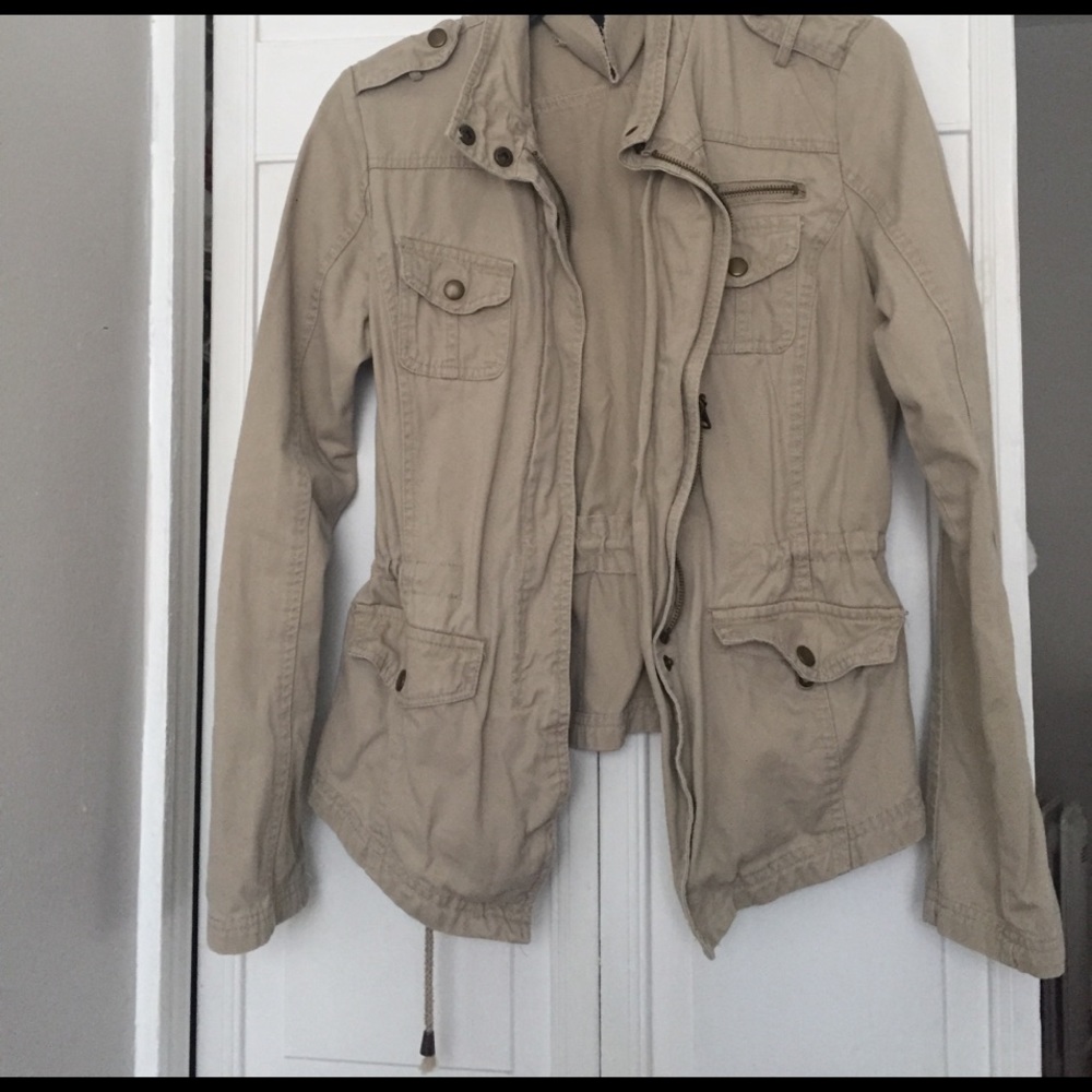 Khaki Tan utility jacket