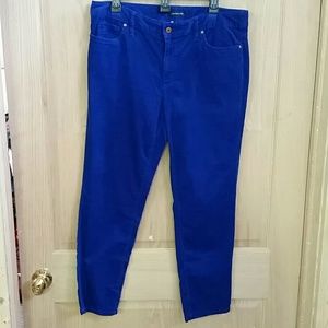 Lands end royal blue cords