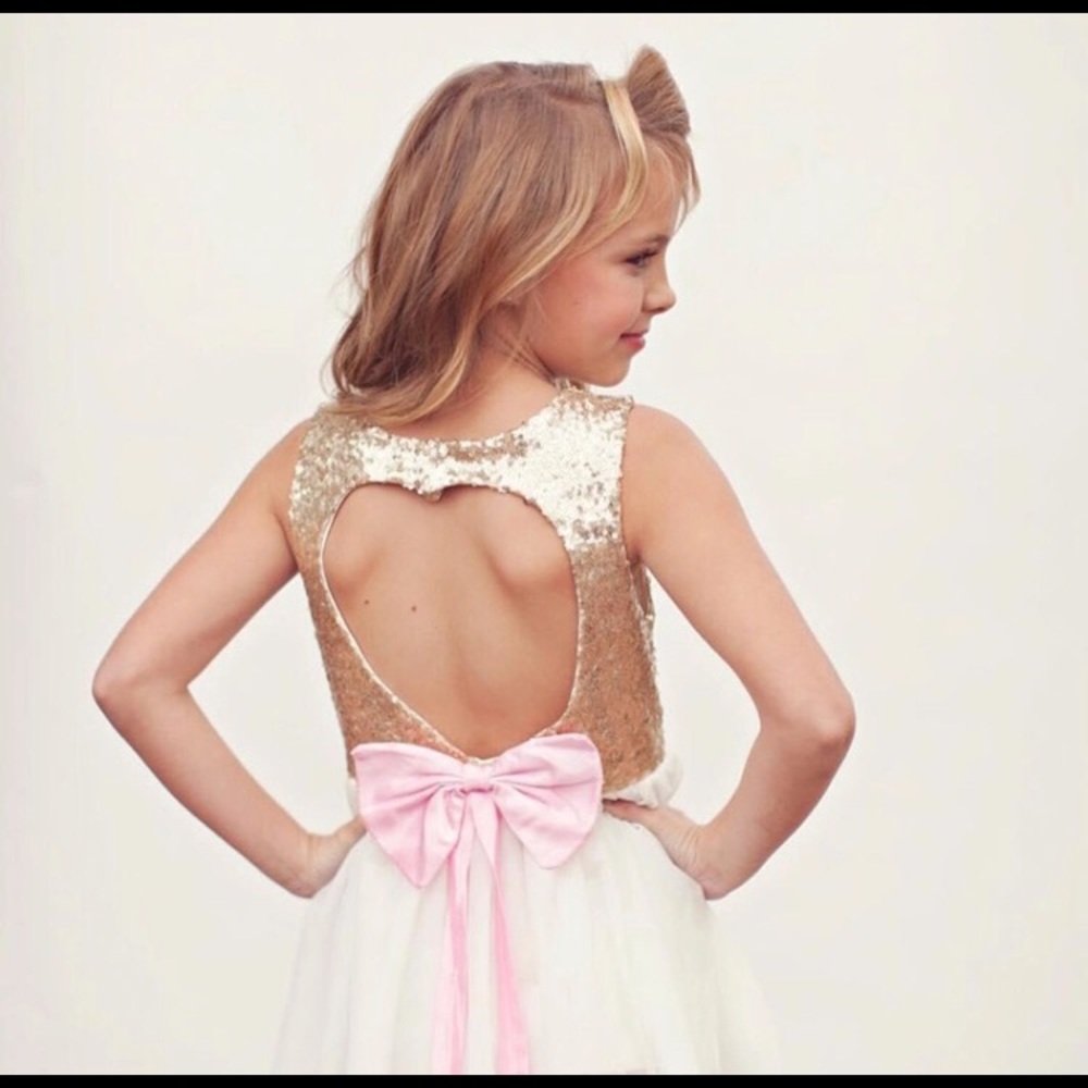 🎀Sequin Heart Hollow Out Dress🎀 LAST ONE LEFT - Picture 7 of 8
