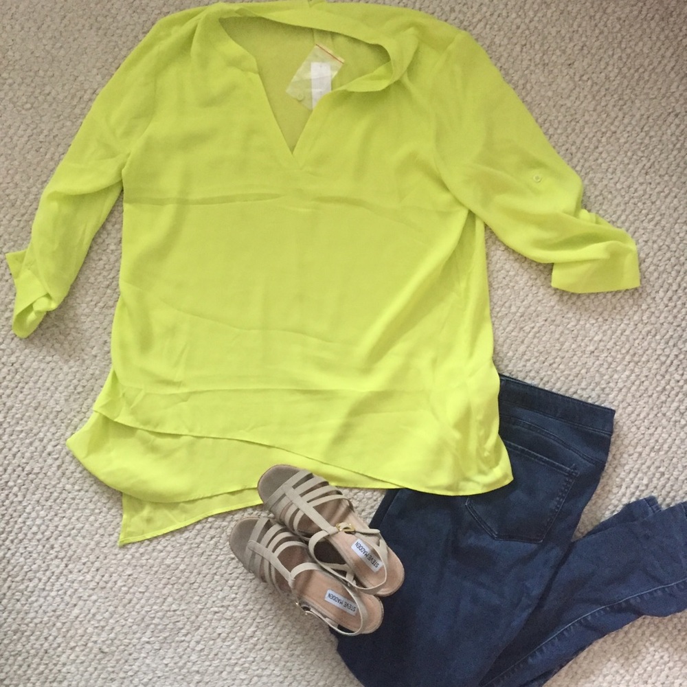 Neon NY&Co shirt, tags still on