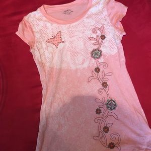 Cute pink shirt from Anthropologie!