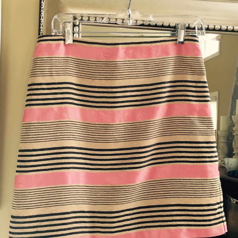 Ann Taylor Loft striped skirt