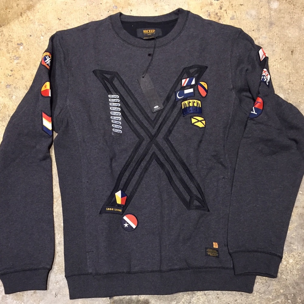 10 Deep sweat shirt