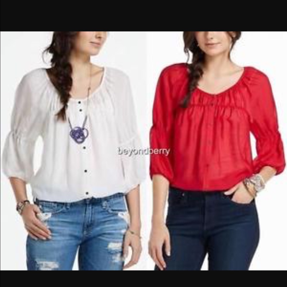 Anthropologie Vanessa Virginia S I L VI blouse ❤️ - Picture 2 of 5