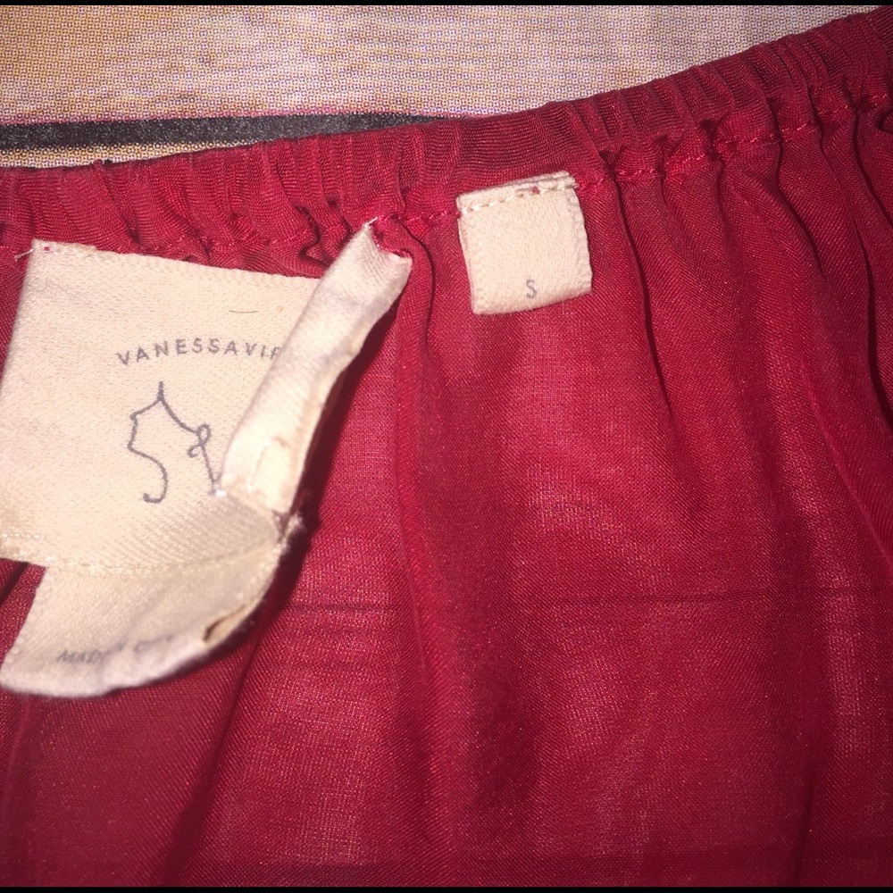 Anthropologie Vanessa Virginia S I L VI blouse ❤️ - Picture 5 of 5